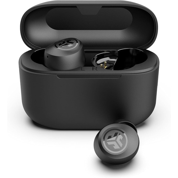 JLab Go Air Pop True Wireless Bluetooth Earbuds + Charging Case, Black NIB - Picture 5 of 5